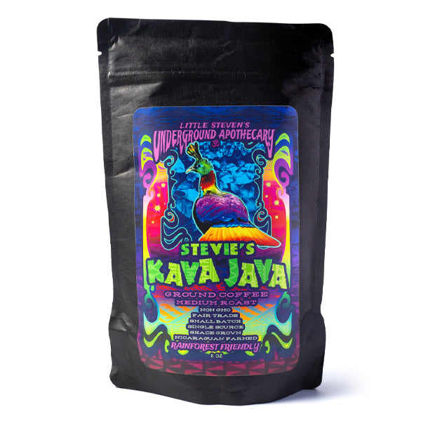 STEVIE’S KAVA JAVA MEDIUM ROAST COFFEE (GROUND) — 8 oz. - The Wakaya Group